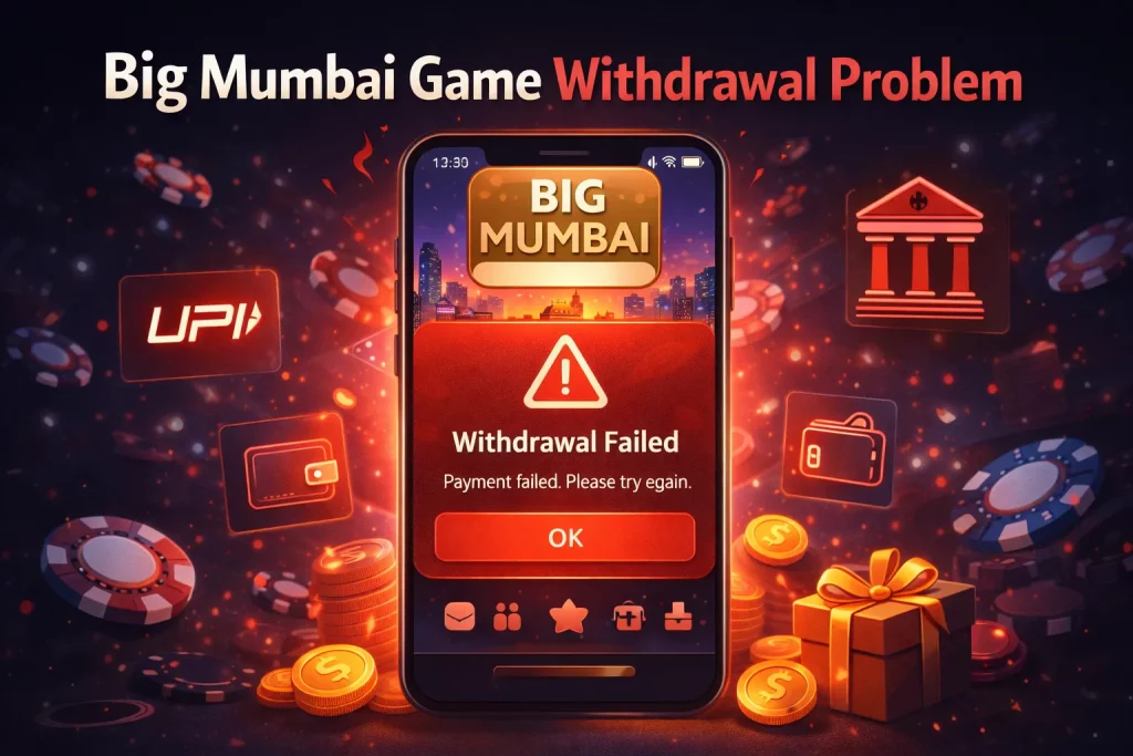 Big Mumbai Game Withdrawal Problem