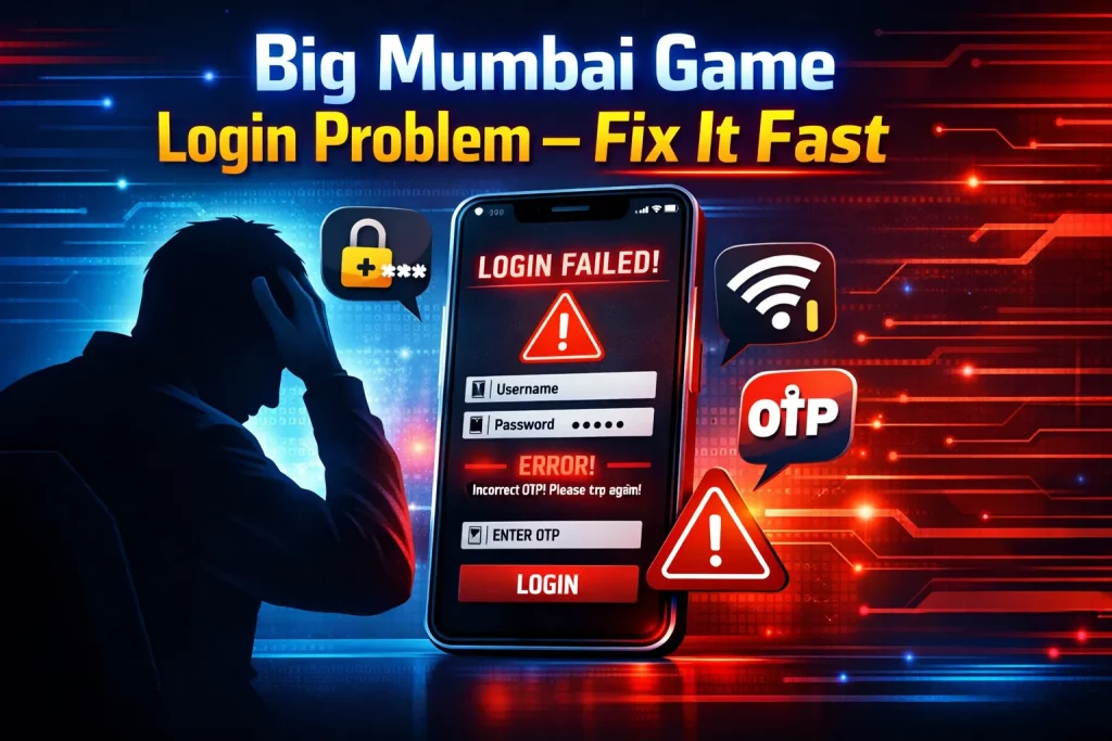 Big Mumbai Game login problem